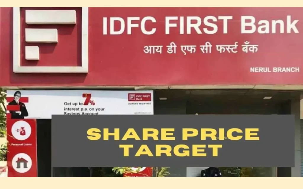 IDFC first bank share price target